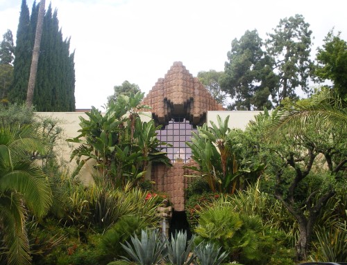 The historic Sowden House in Los Feliz