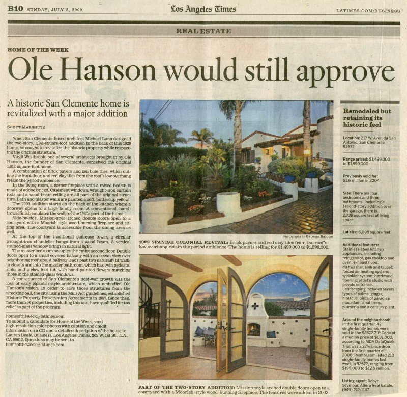 Ole Hanson would still approve · Marshootz Productions